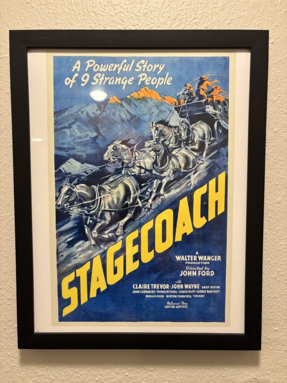 Stagecoach Framed 8.5x11 Inch Art Print